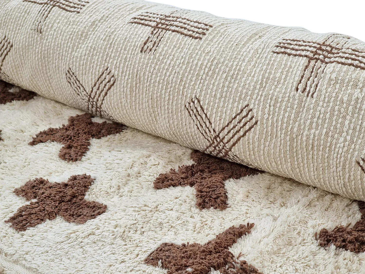 Tapetes felpudos - Chesley Natural Cotton Shaggy (bege)