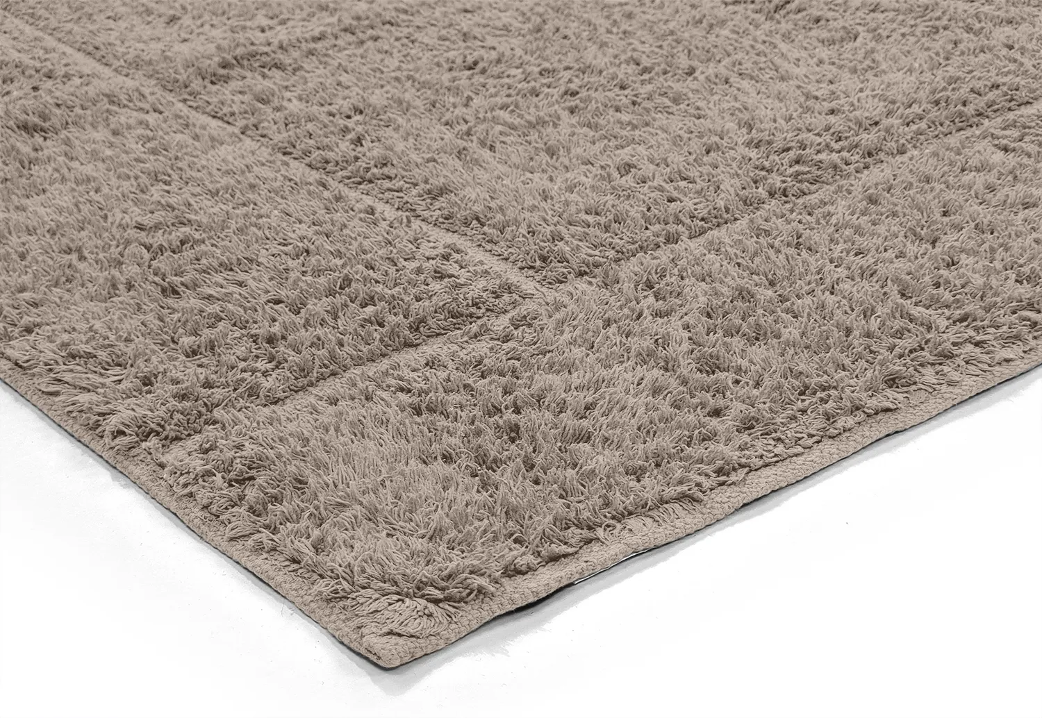 Tapetes felpudos - Cremona Natural Cotton Shaggy (taupe)