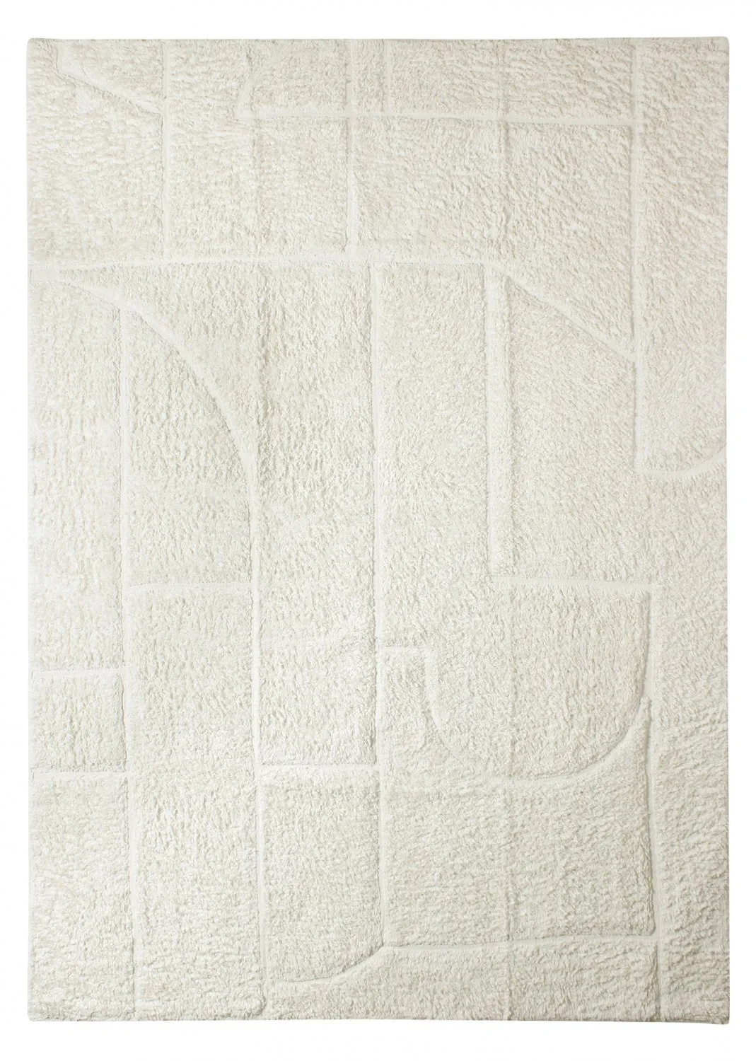 Tapetes felpudos - Cremona Natural Cotton Shaggy (offwhite)