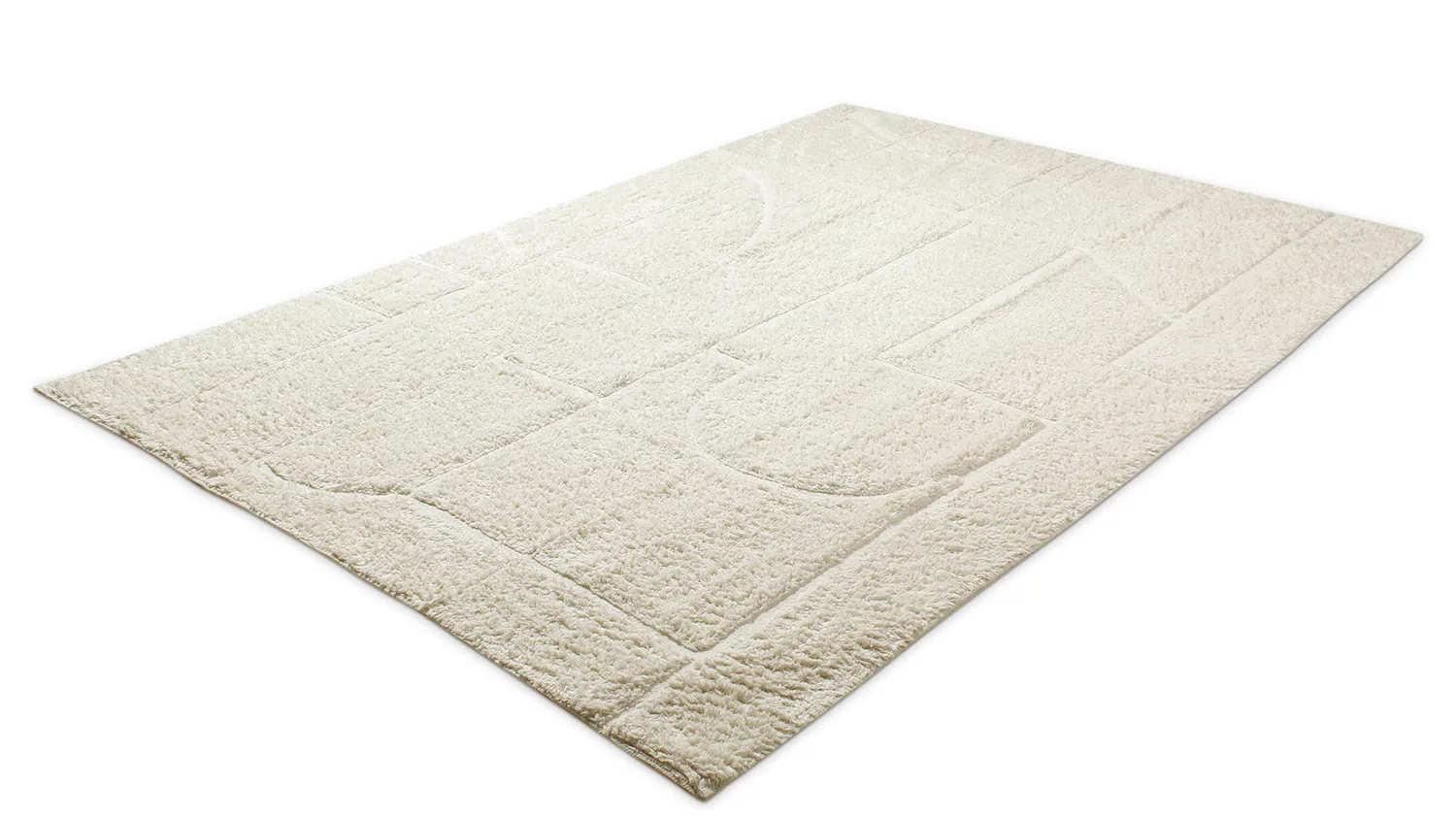 Tapetes felpudos - Cremona Natural Cotton Shaggy (offwhite)