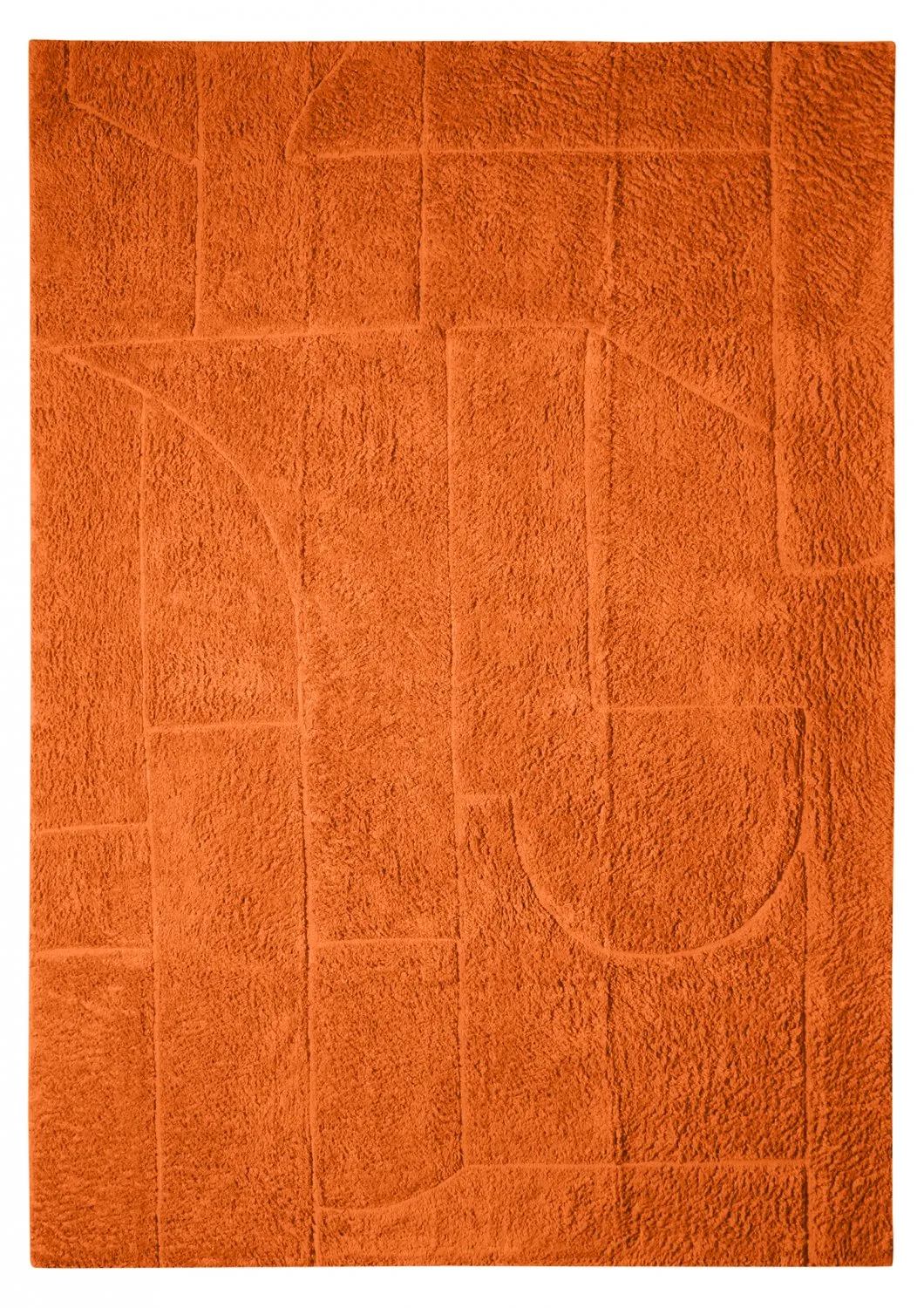 Tapetes felpudos - Cremona Natural Cotton Shaggy (laranja)