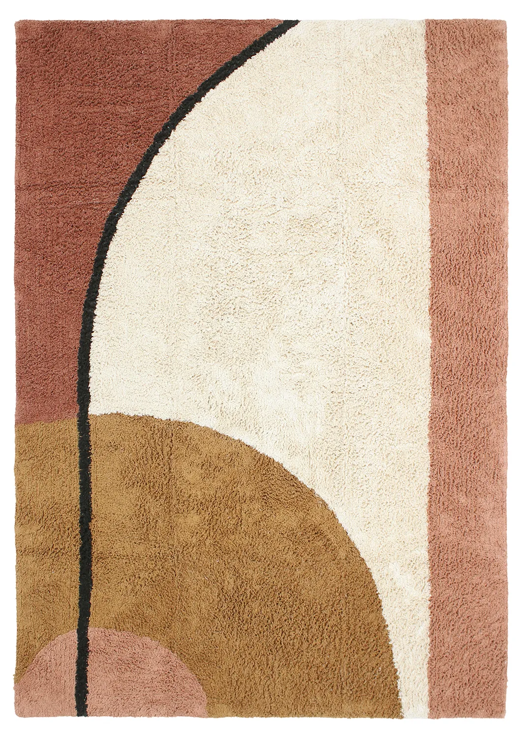 Tapetes felpudos - Donostia Natural Cotton Shaggy (multi)