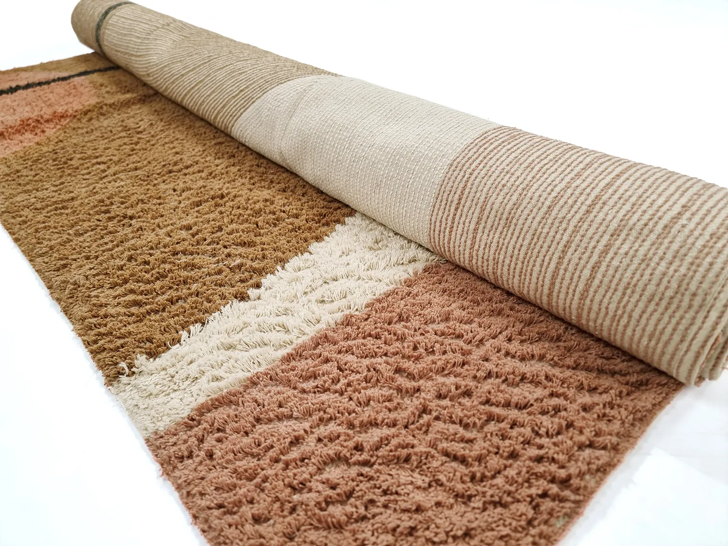 Tapetes felpudos - Donostia Natural Cotton Shaggy (multi)