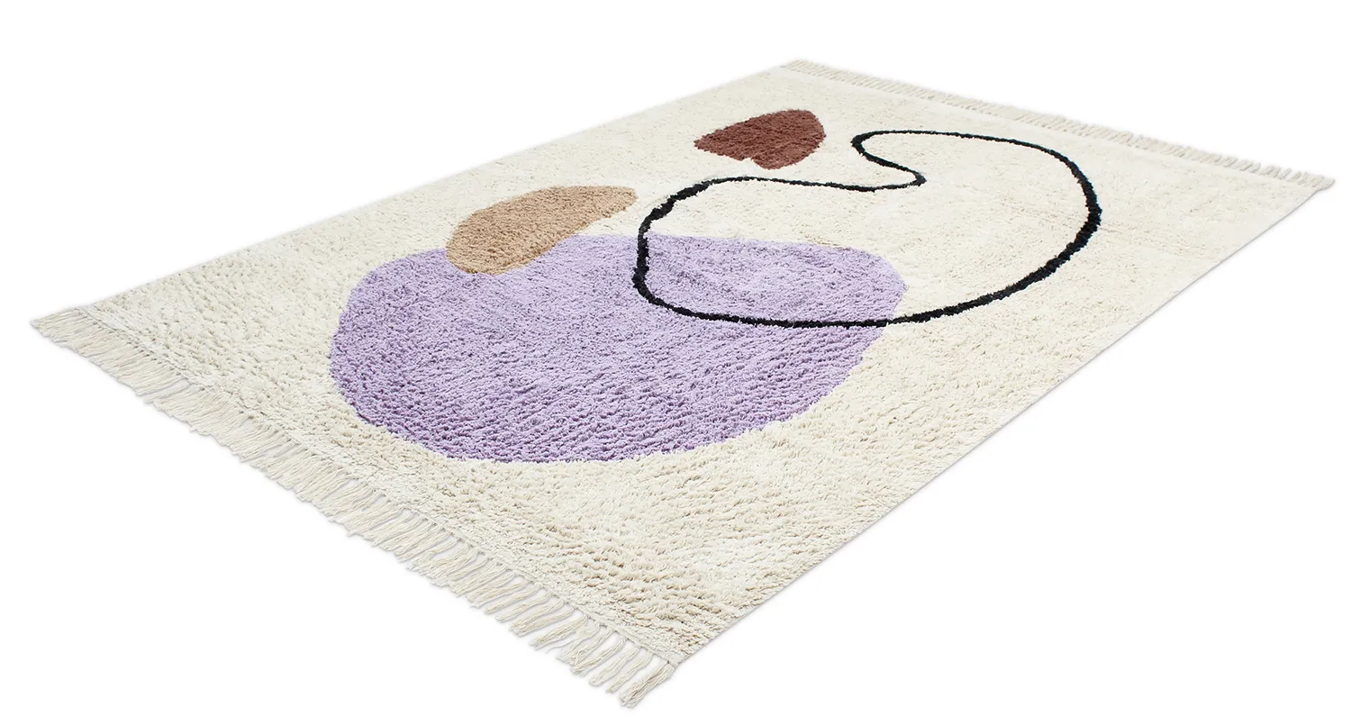 Tapetes felpudos - Londa Natural Cotton Shaggy (multi)