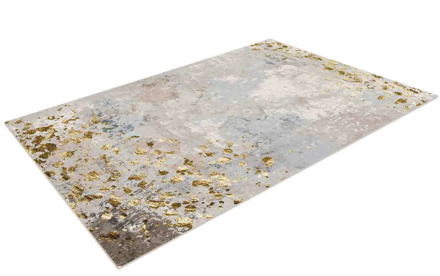 Tapete Wilton - Maude (cinza/dourado)