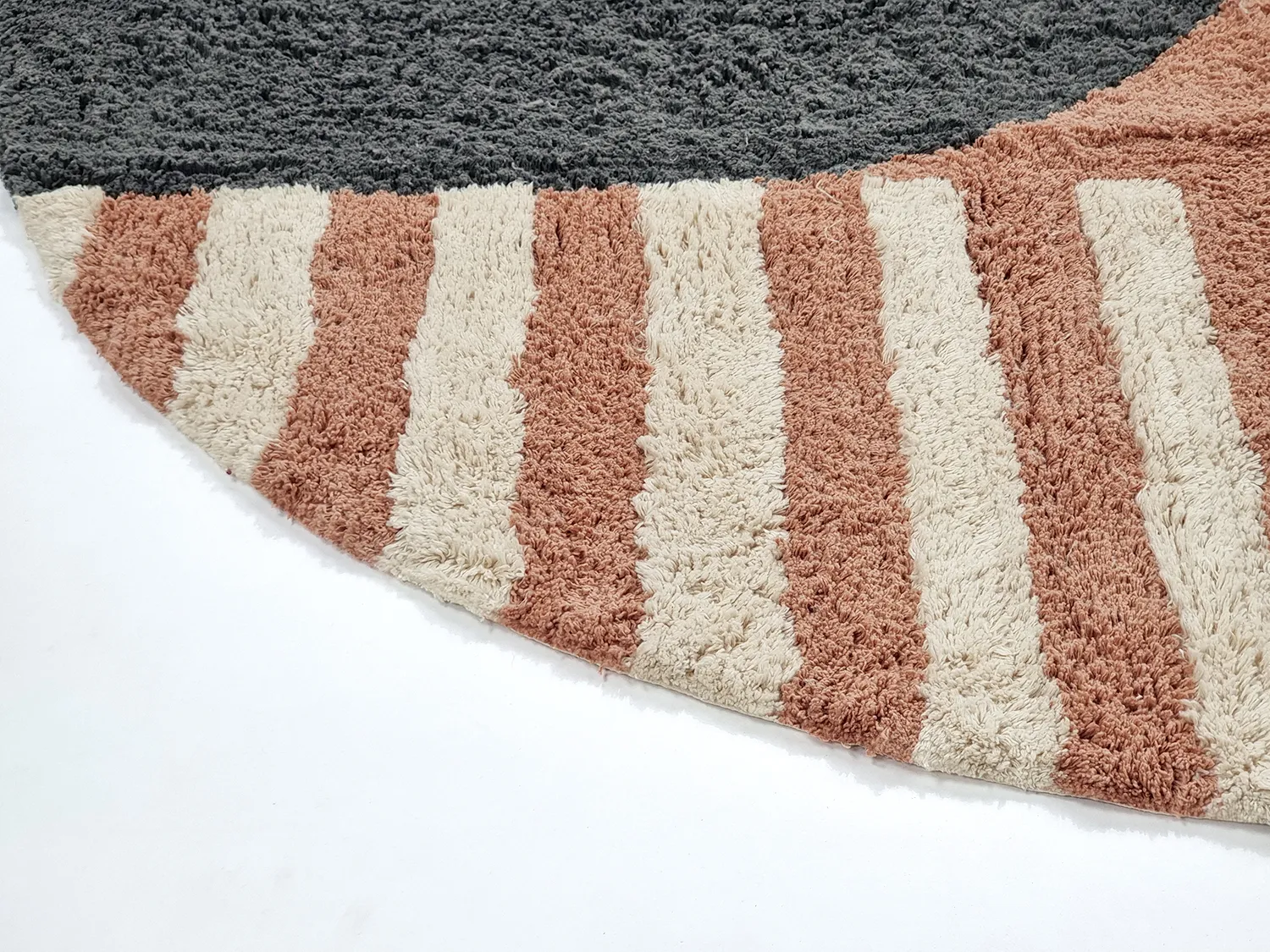 Oval matta - Osmery Natural Cotton Shaggy (multi)