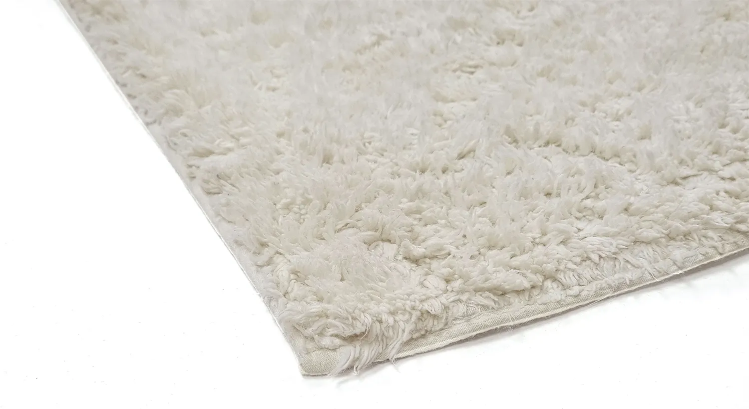 Tapetes felpudos - Sion Natural Cotton Shaggy (offwhite)