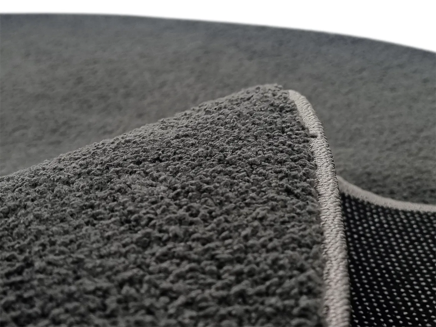 Tapete redondo - Vevila (cinza escuro)