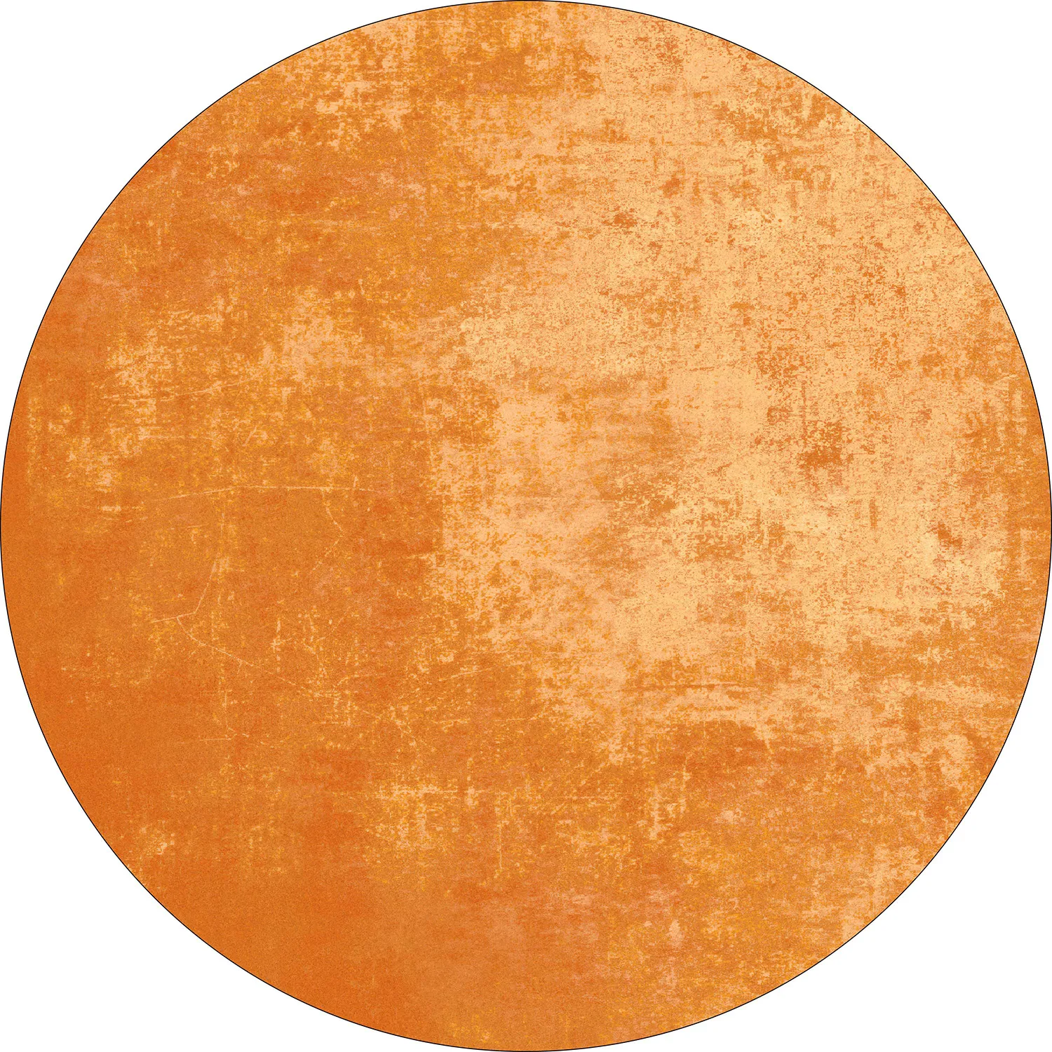 Tapete redondo - Lynton (laranja)