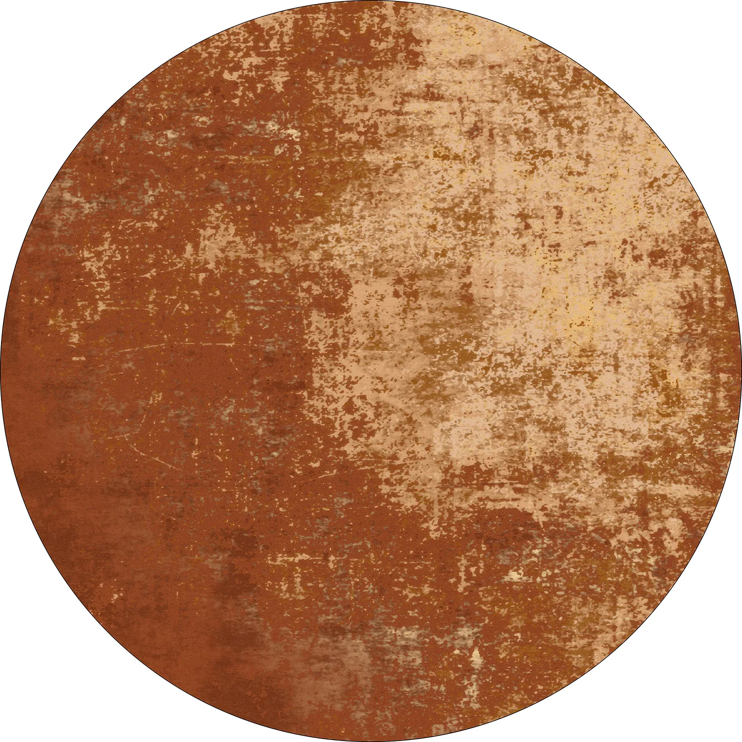 Tapete redondo - Lynton (terracota)