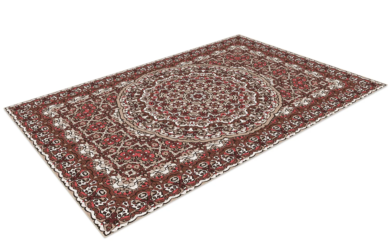 Tapete Wilton - Odette (vermelho/multi)