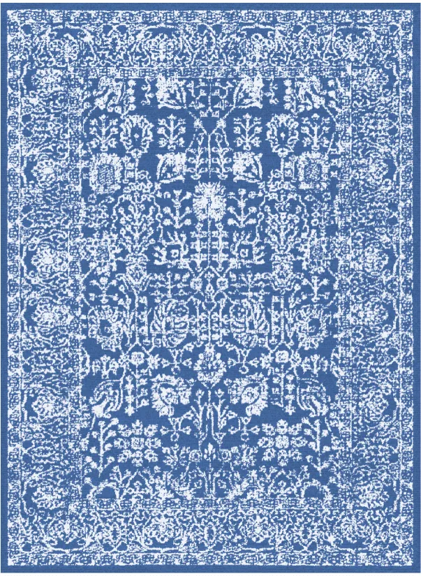 Tapete Wilton - Menfi (azul)