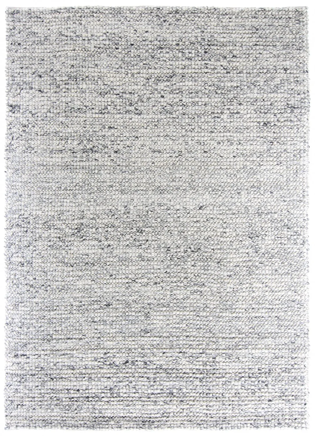 Tapete de lã - Mesra (preto/branco)