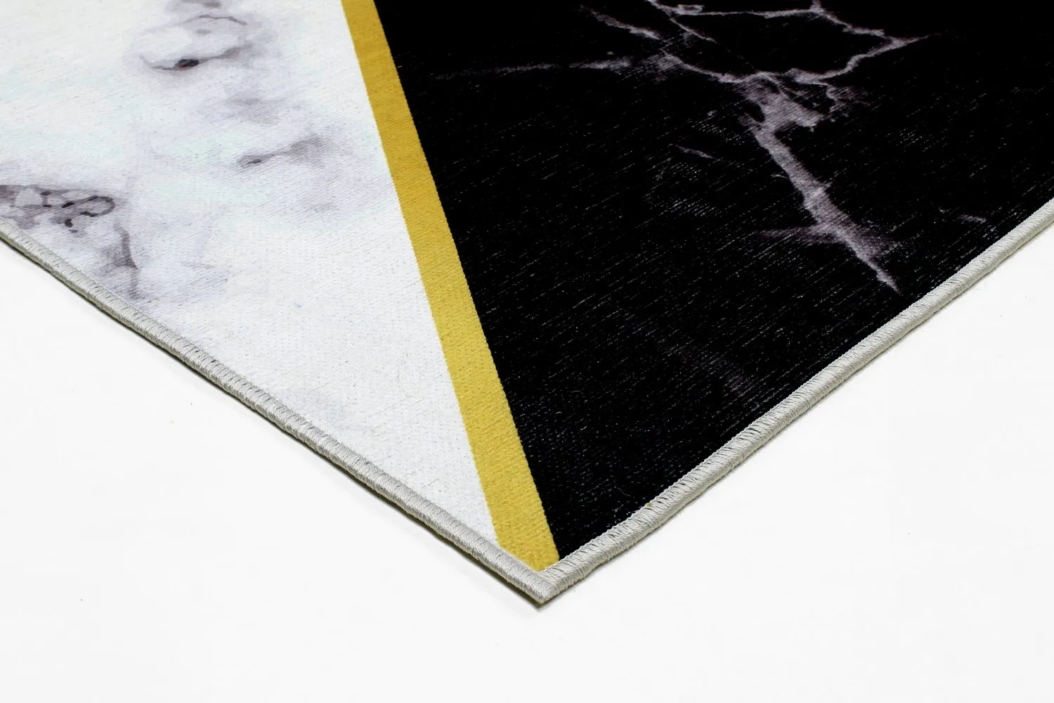 Tapete Wilton - Savino (preto/branco/verde)