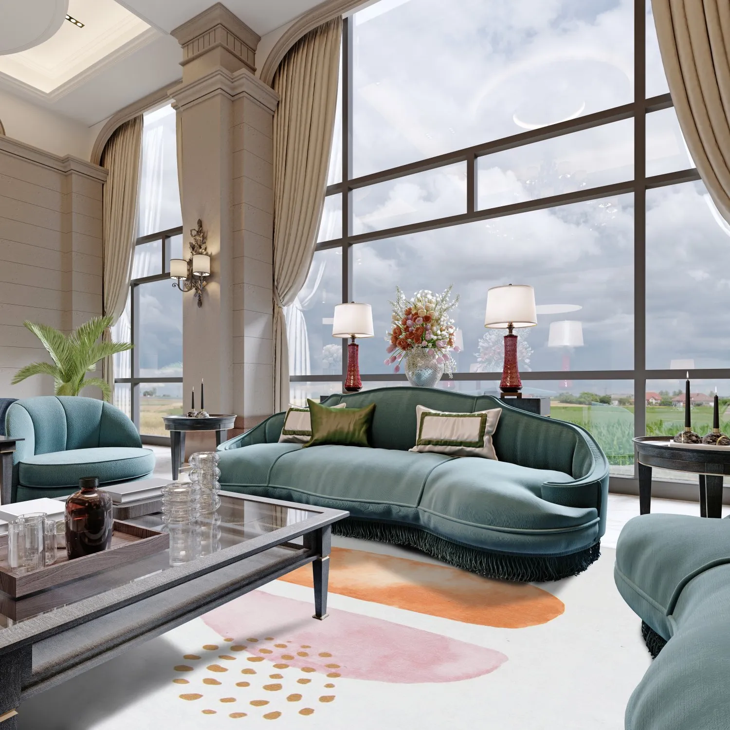 Tapete Wilton - Milly (multicolorido)