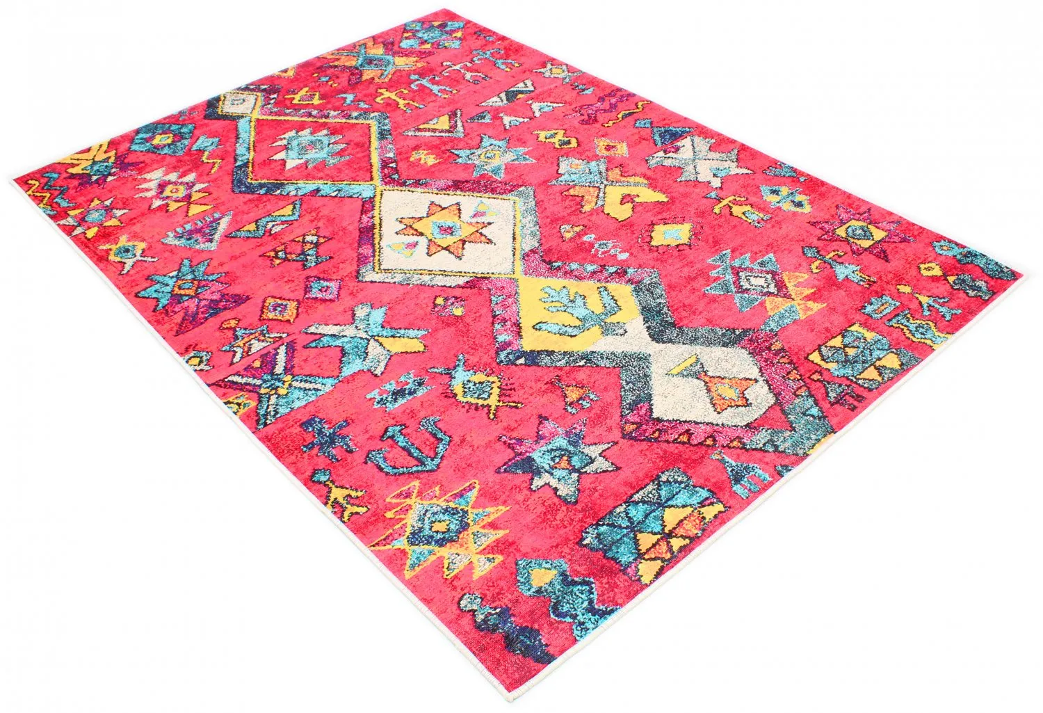 Tapete Wilton - Misare (rosa/multicolorido)