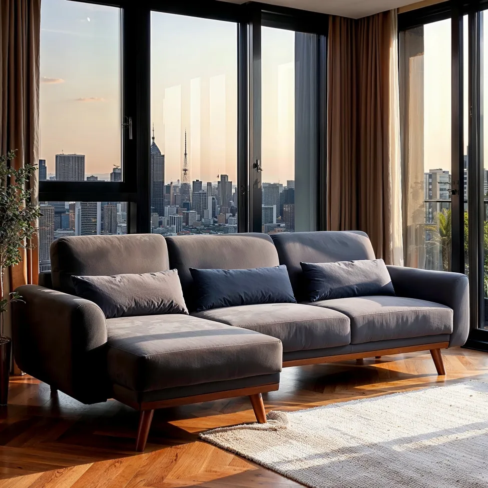 Bäddsoffa - Texas (mörkgrå)