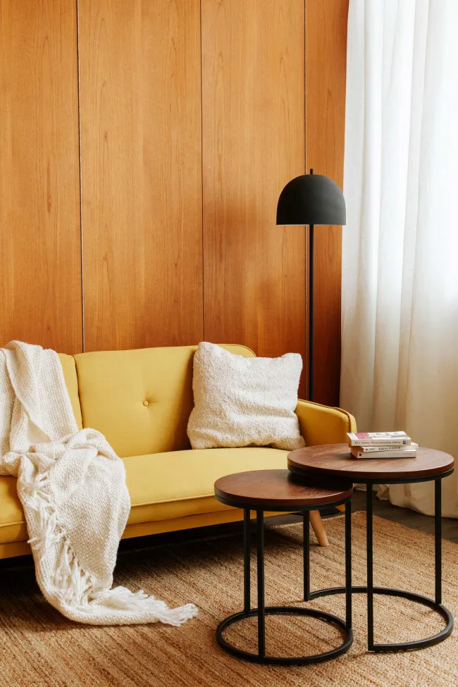 Sofá-cama - Kap Verde (amarelo)