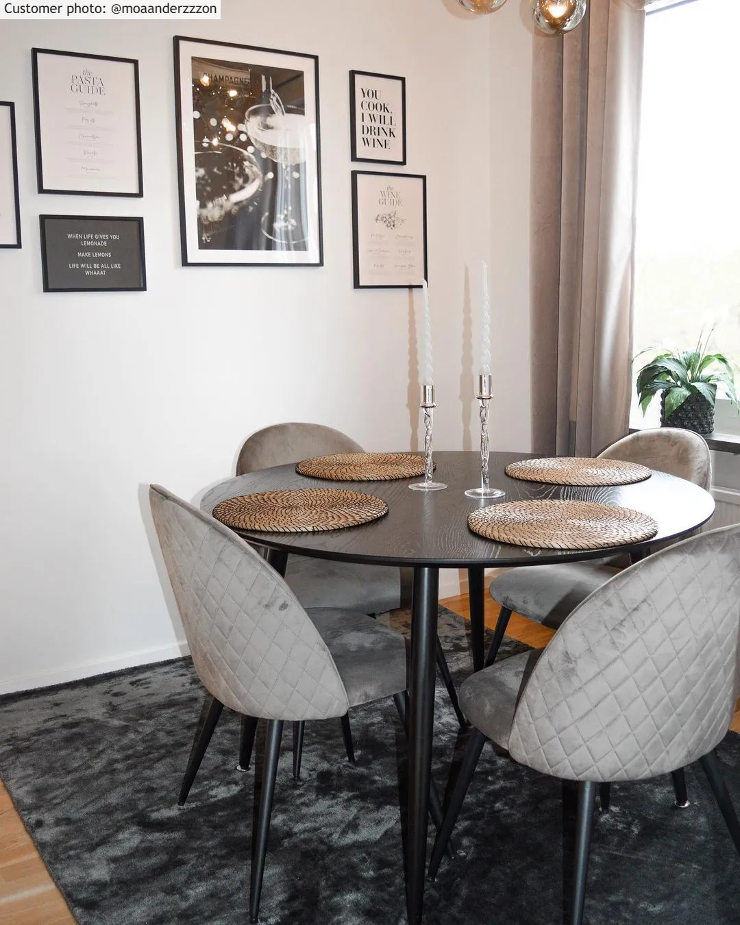 Tapete de viscose - Jodhpur Special Luxury Edition (preto)