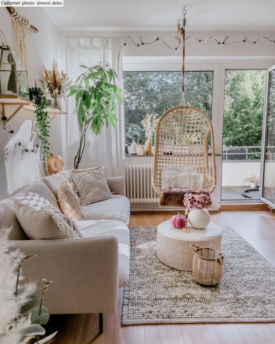 Tapete de lã - Luna (bege)