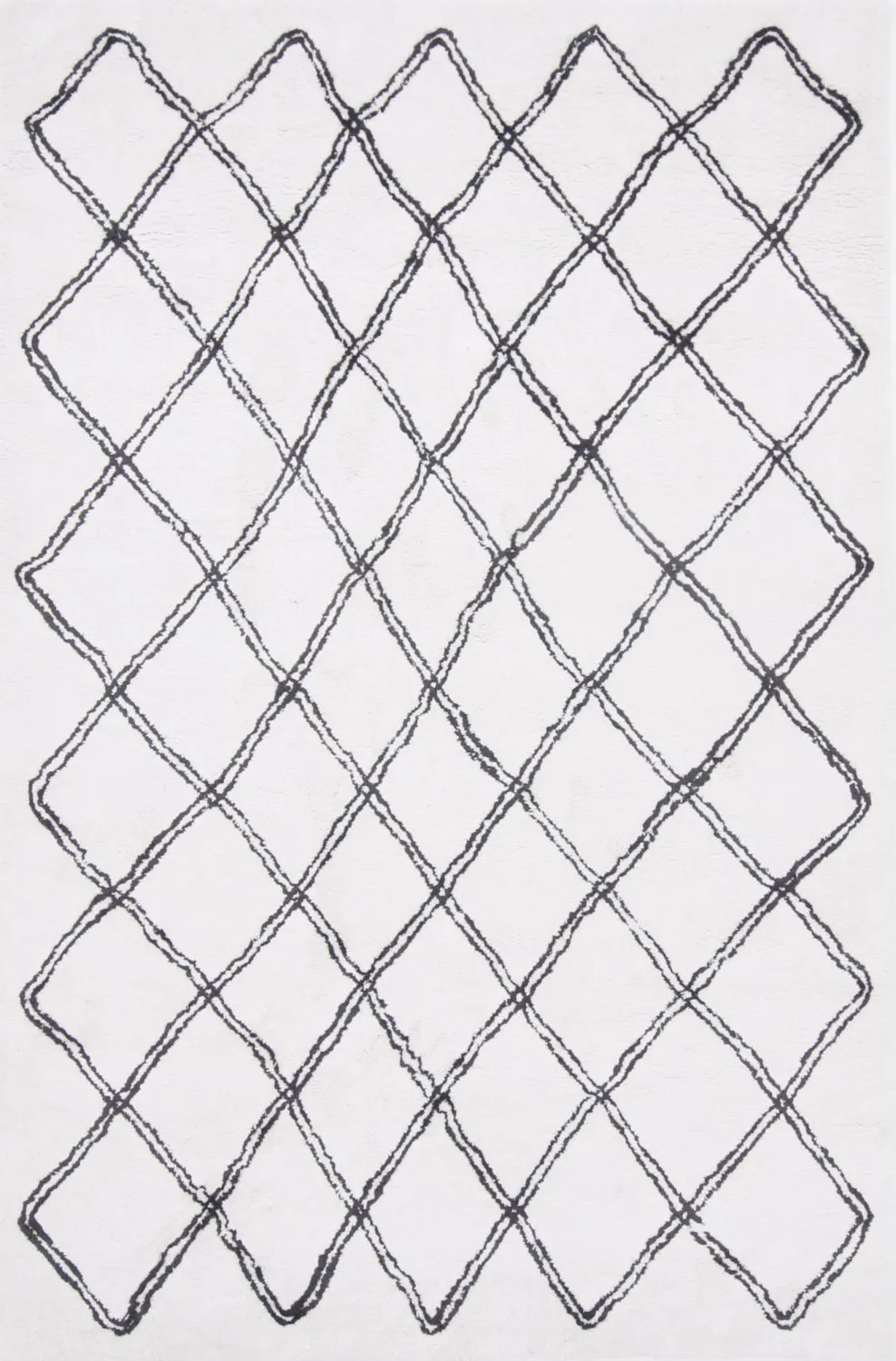 Tapetes felpudos - Morocco (preto/branco)