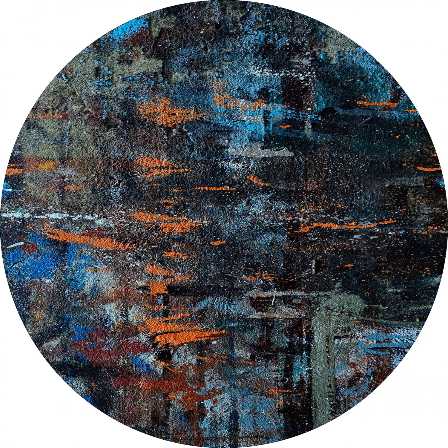 Tapete redondo - Taranto (multicolorido)