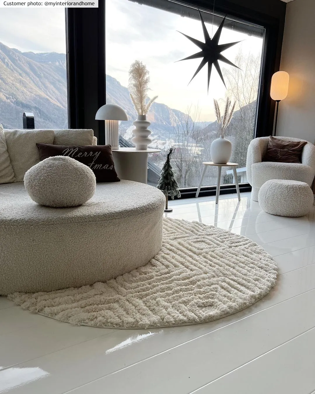 Tapetes redondos - Monti (offwhite)