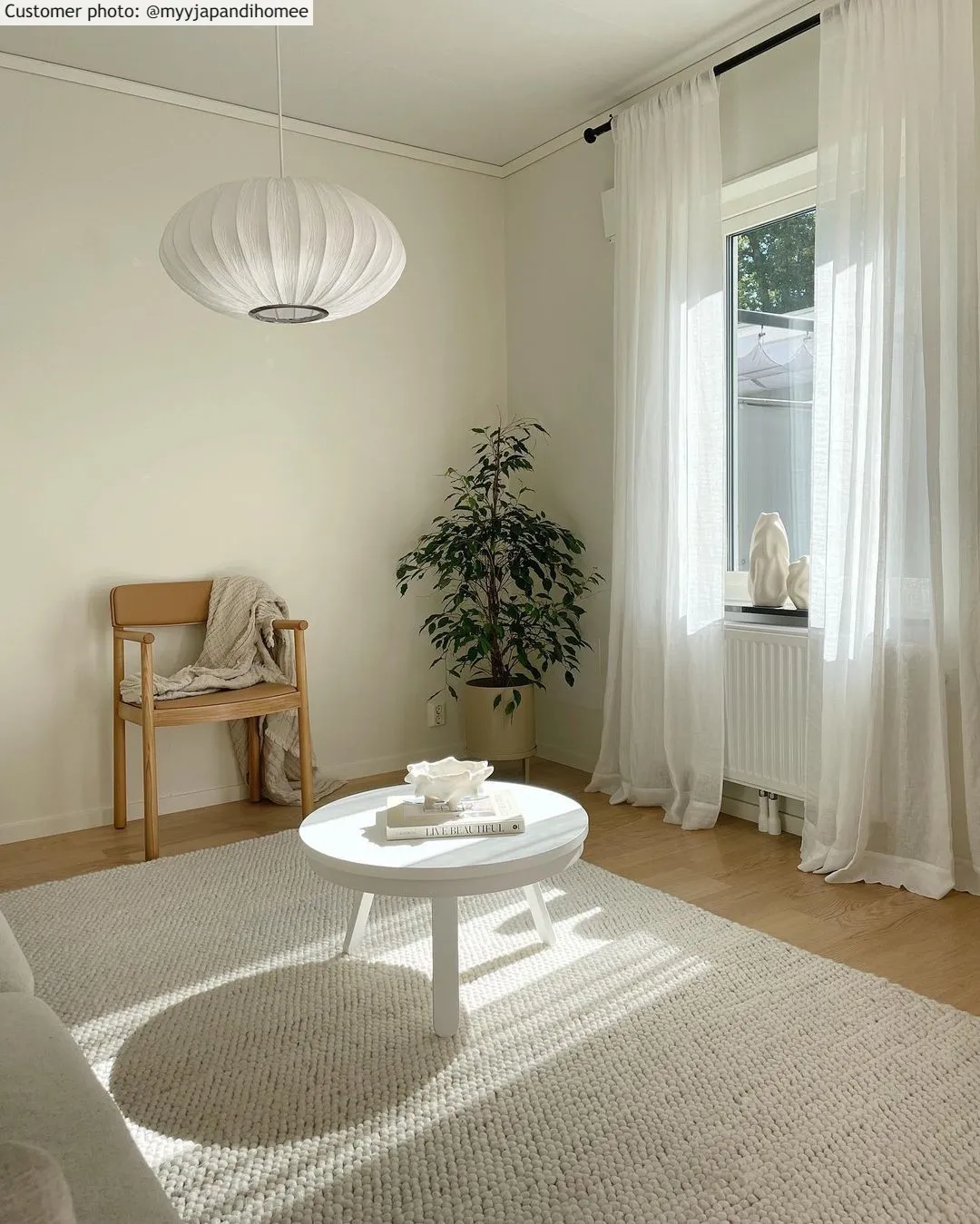 Tapete de lã - Avafors Wool Bubble (bege)