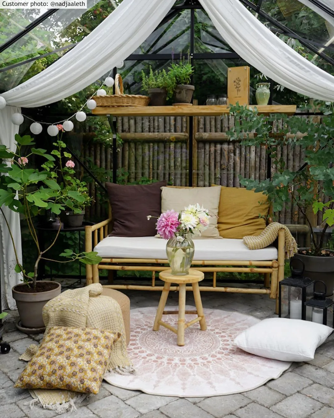 Tapete redondo - Sandrigo (bege)