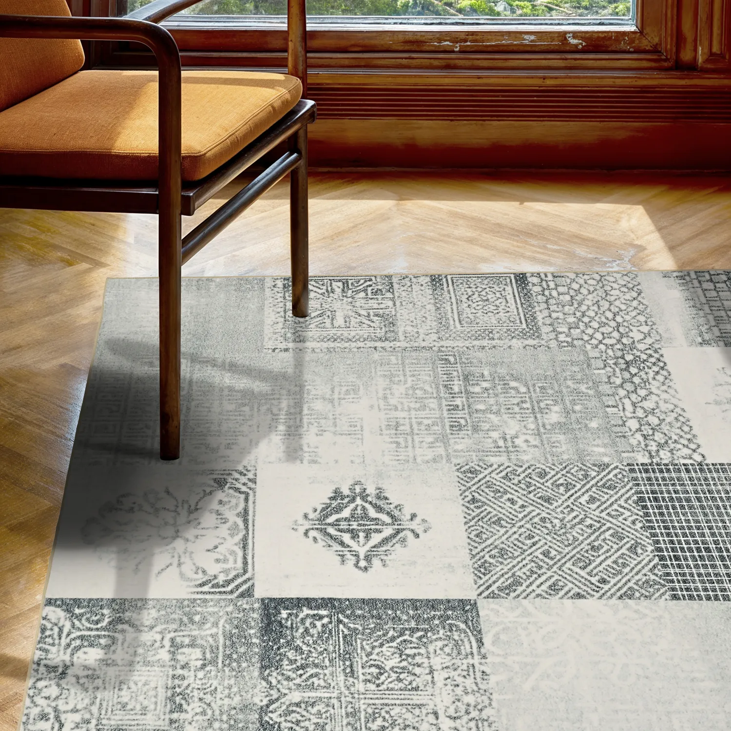 Tapete Wilton - Napa (cinza)