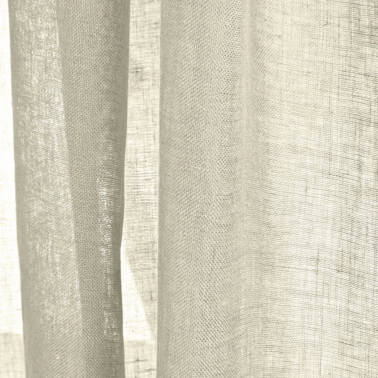 Cortinas Pack de 2 - Cortina de linho Noemi (bege)