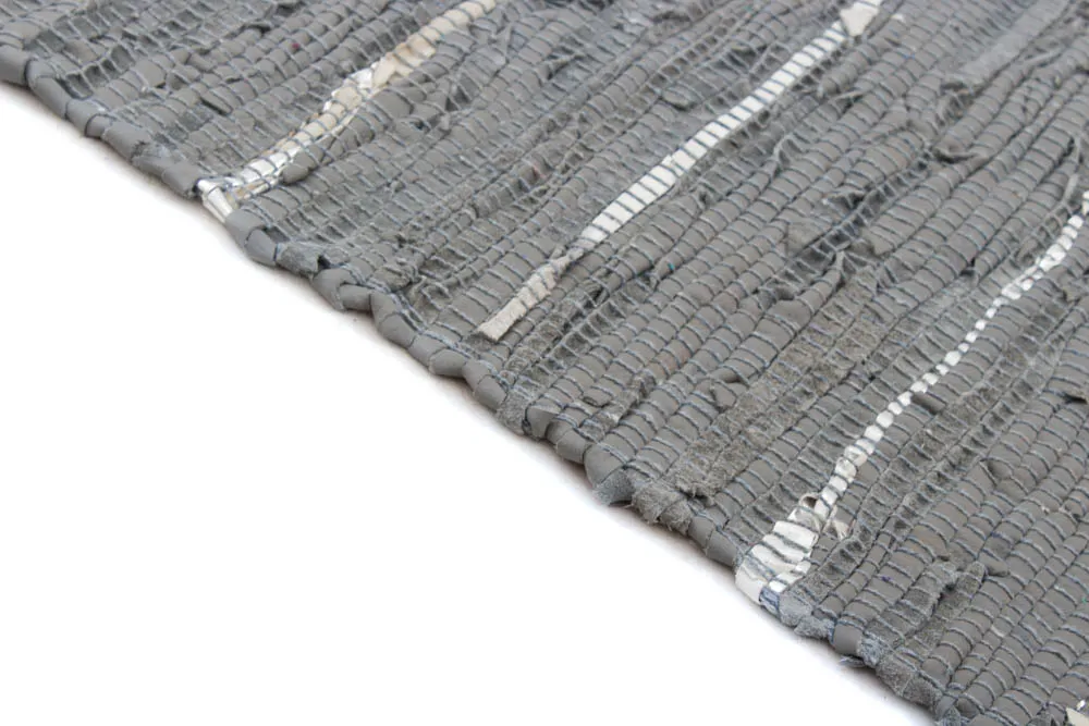 Tapete de retalhos - Nordal Design (couro cinza)