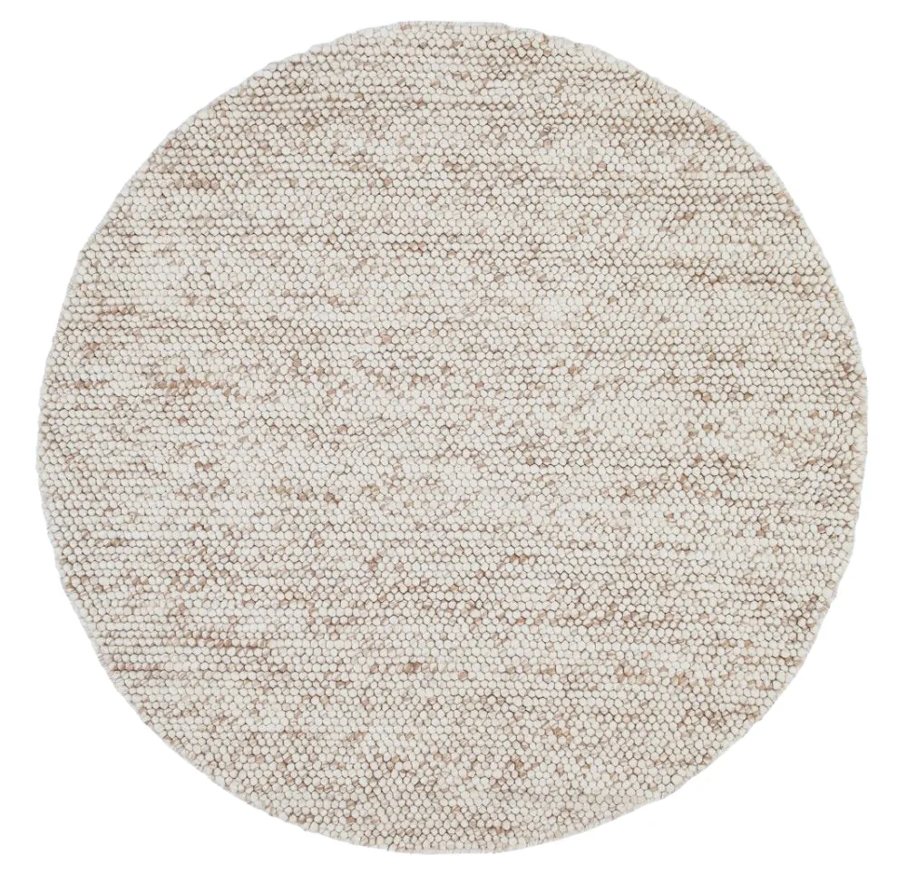 Tapete redondo - Avafors Wool Bubble (natureza)