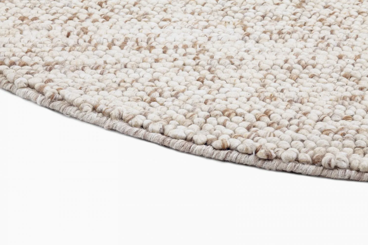Tapete redondo - Avafors Wool Bubble (natureza)