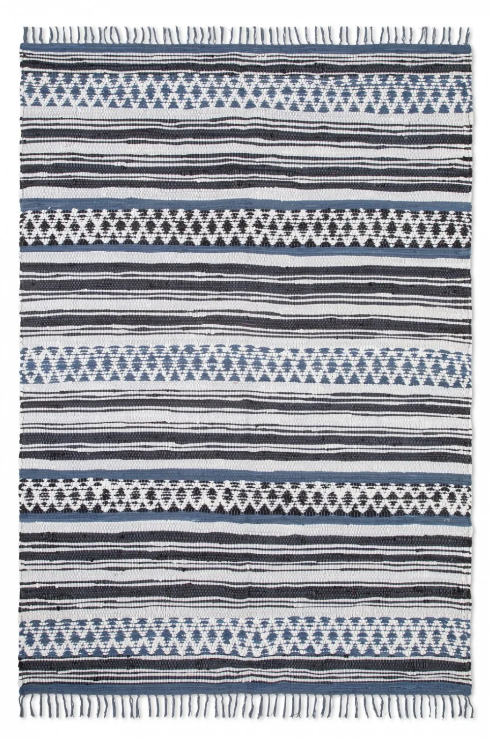 Tapete de retalhos - Orissa (azul)