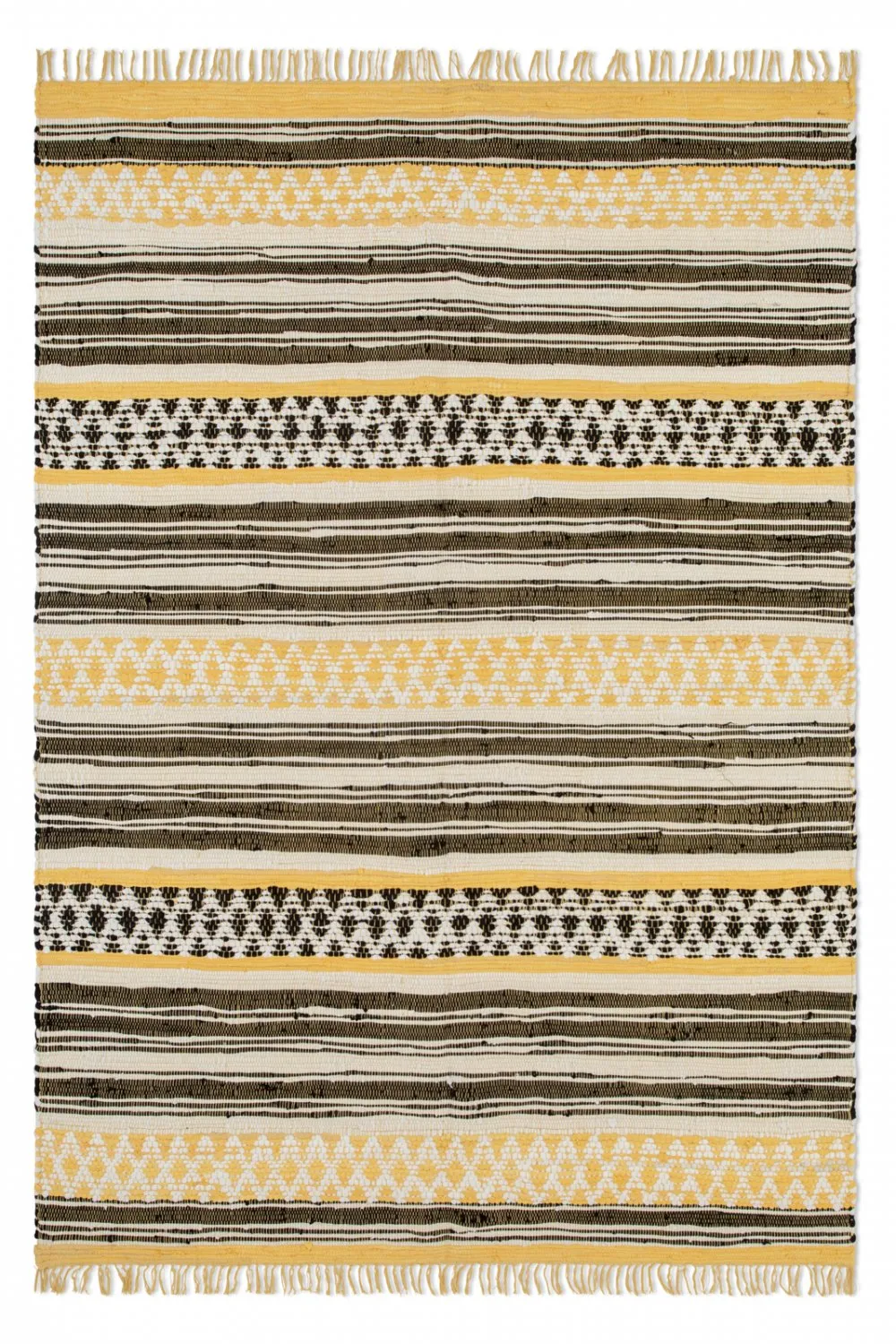 Tapete de retalhos - Orissa (amarelo)