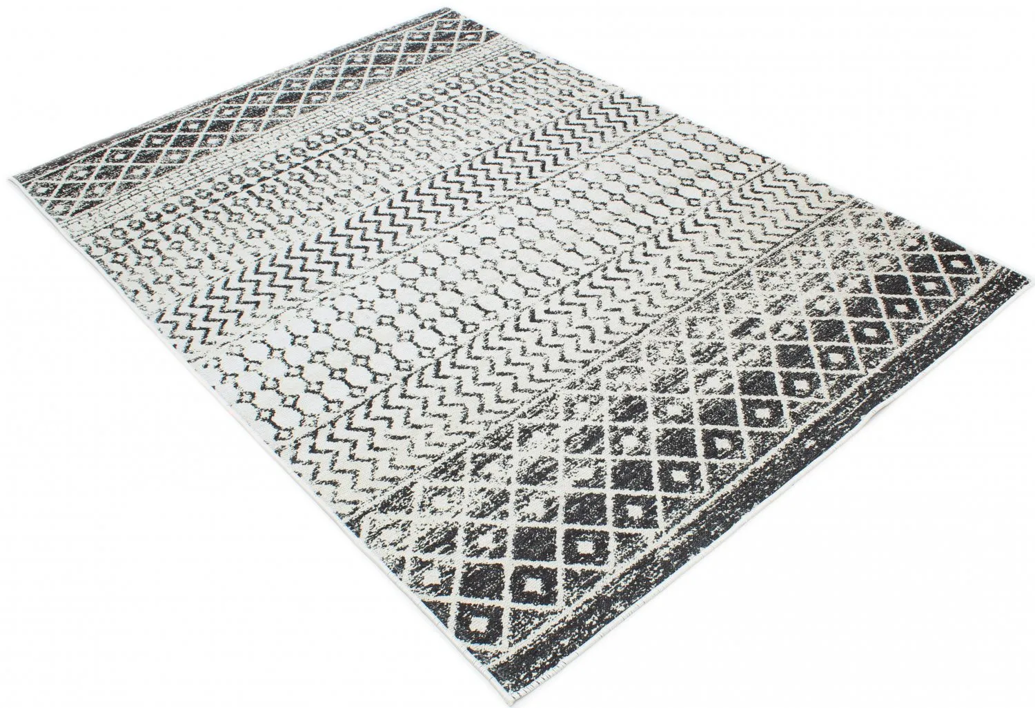 Tapete Wilton - Ovada (preto/branco)