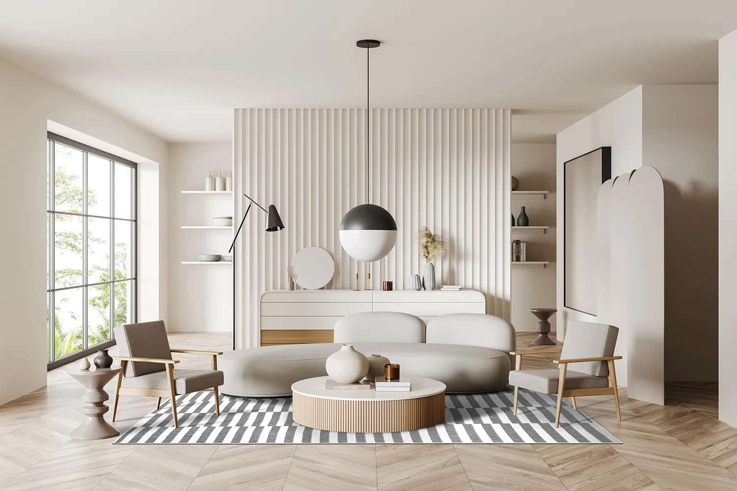 Tapete para interior e exterior - Otto (cinza)