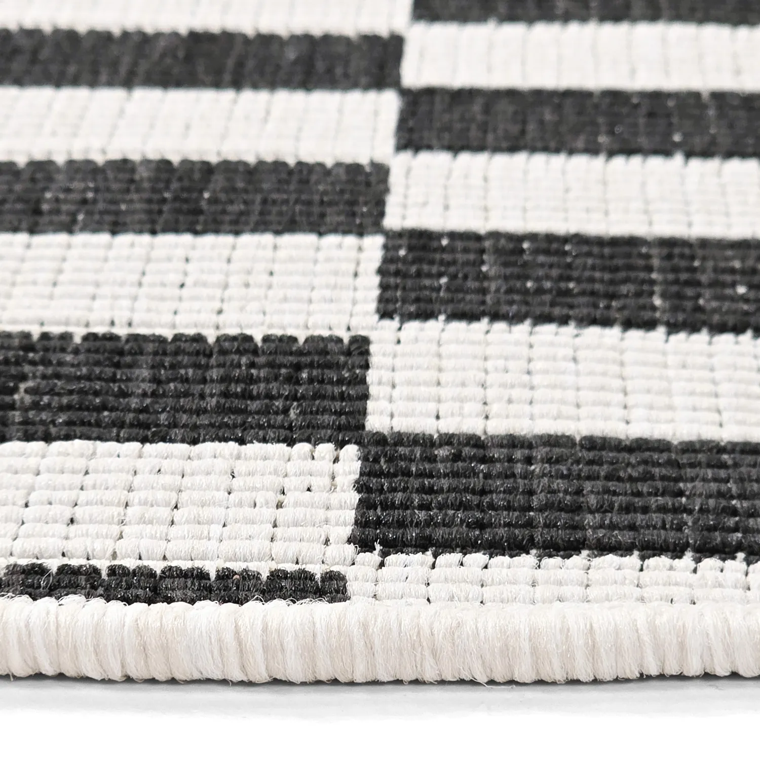 Tapete redondo - Indoor/Outdoor Otto (preto)