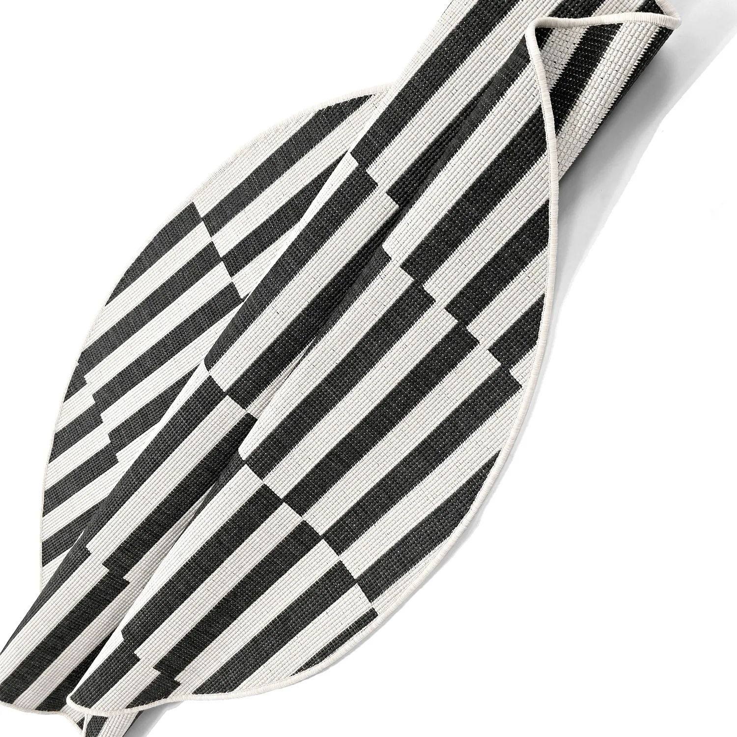 Tapete redondo - Indoor/Outdoor Otto (preto)