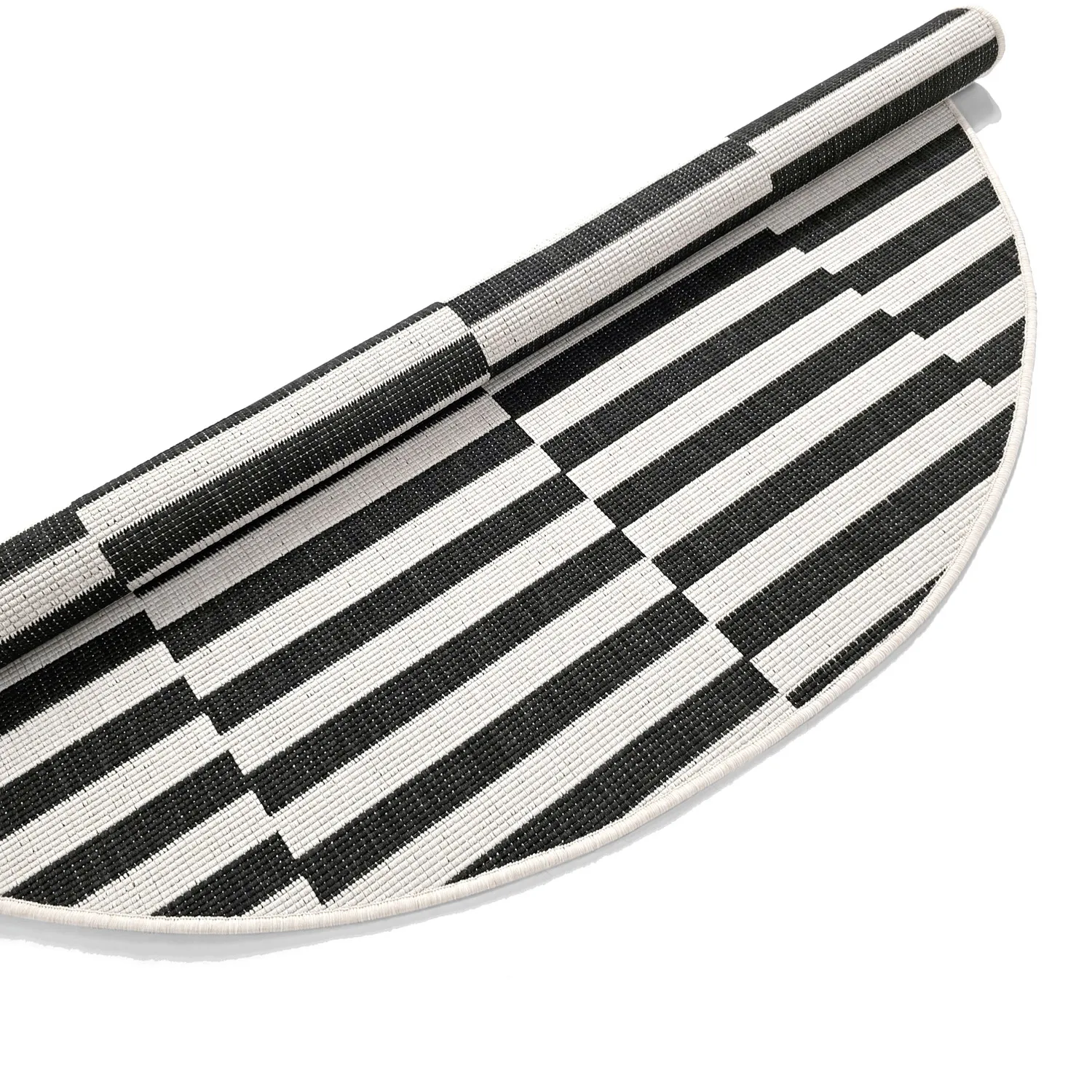 Tapete redondo - Indoor/Outdoor Otto (preto)