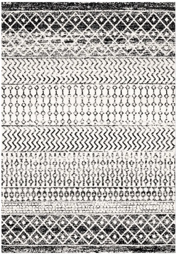 Tapete Wilton - Ovada (preto/branco)