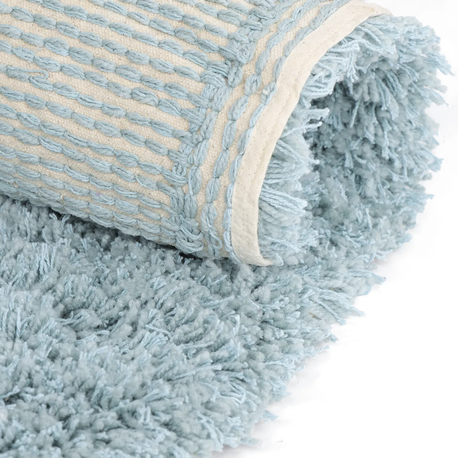 Oval matta - Tropea Natural Cotton Shaggy (multi)