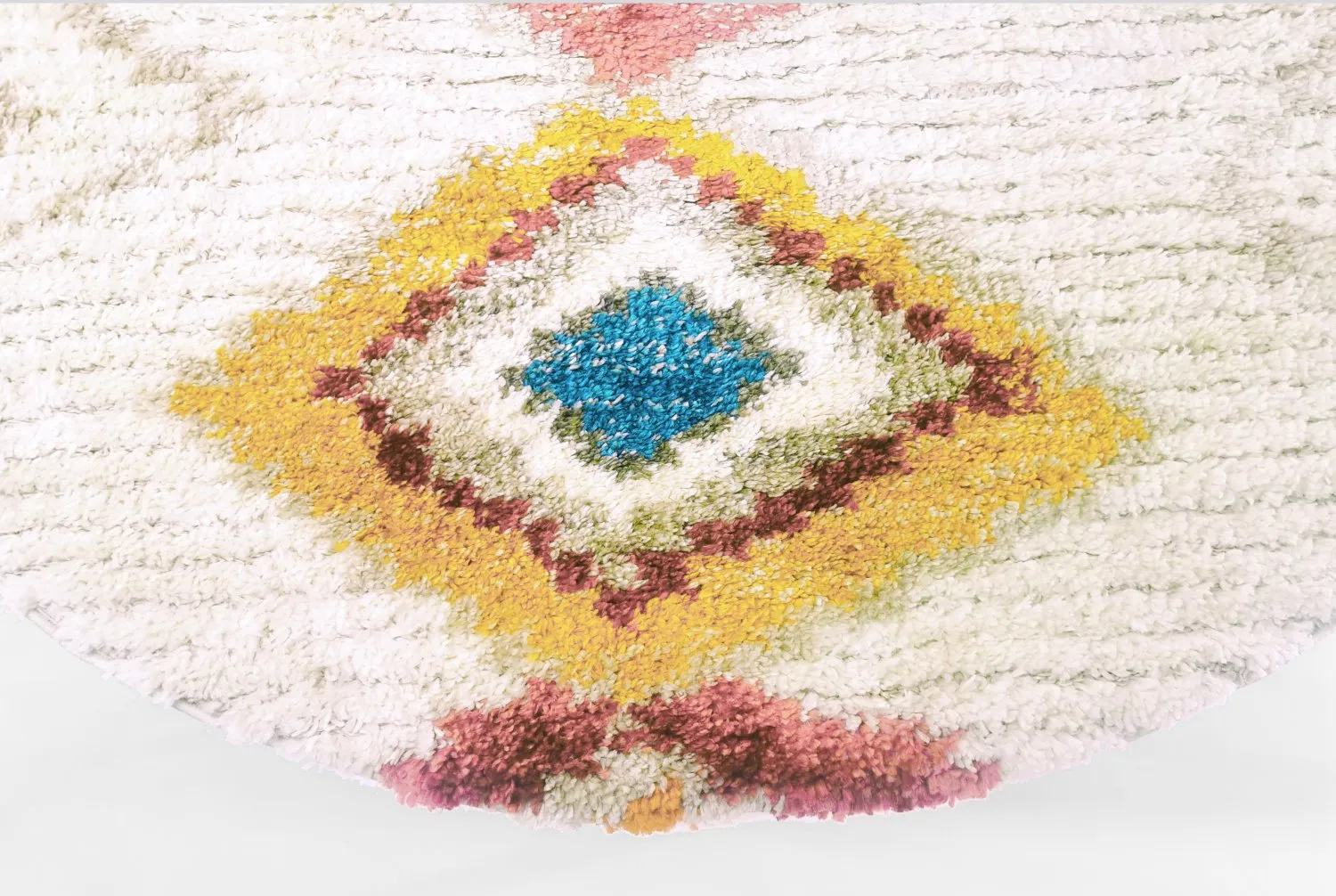 Tapetes redondos - Macchia (bege/multi)