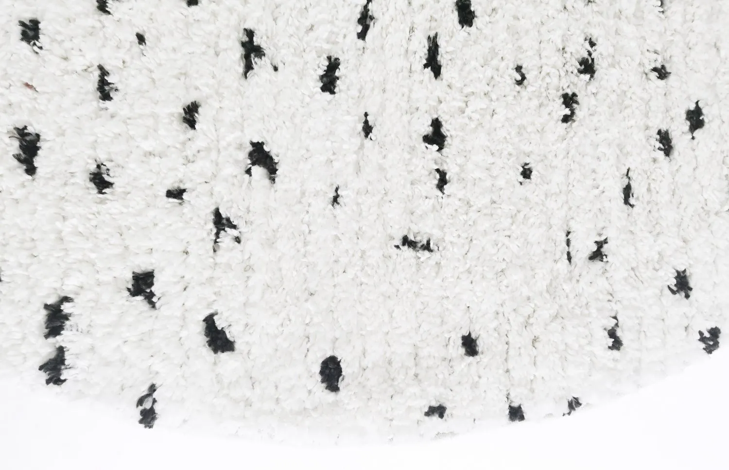 Tapetes redondos - Capri (preto/bege)