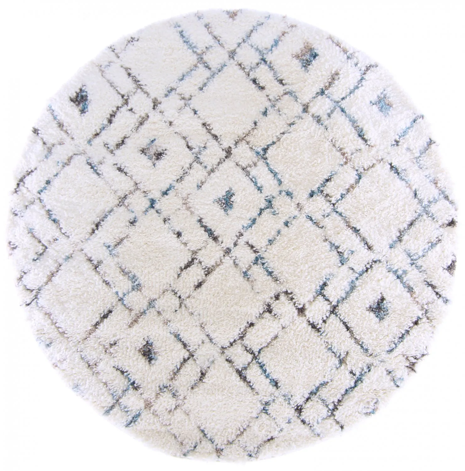 Tapetes redondos - Lugo (azul/multi)