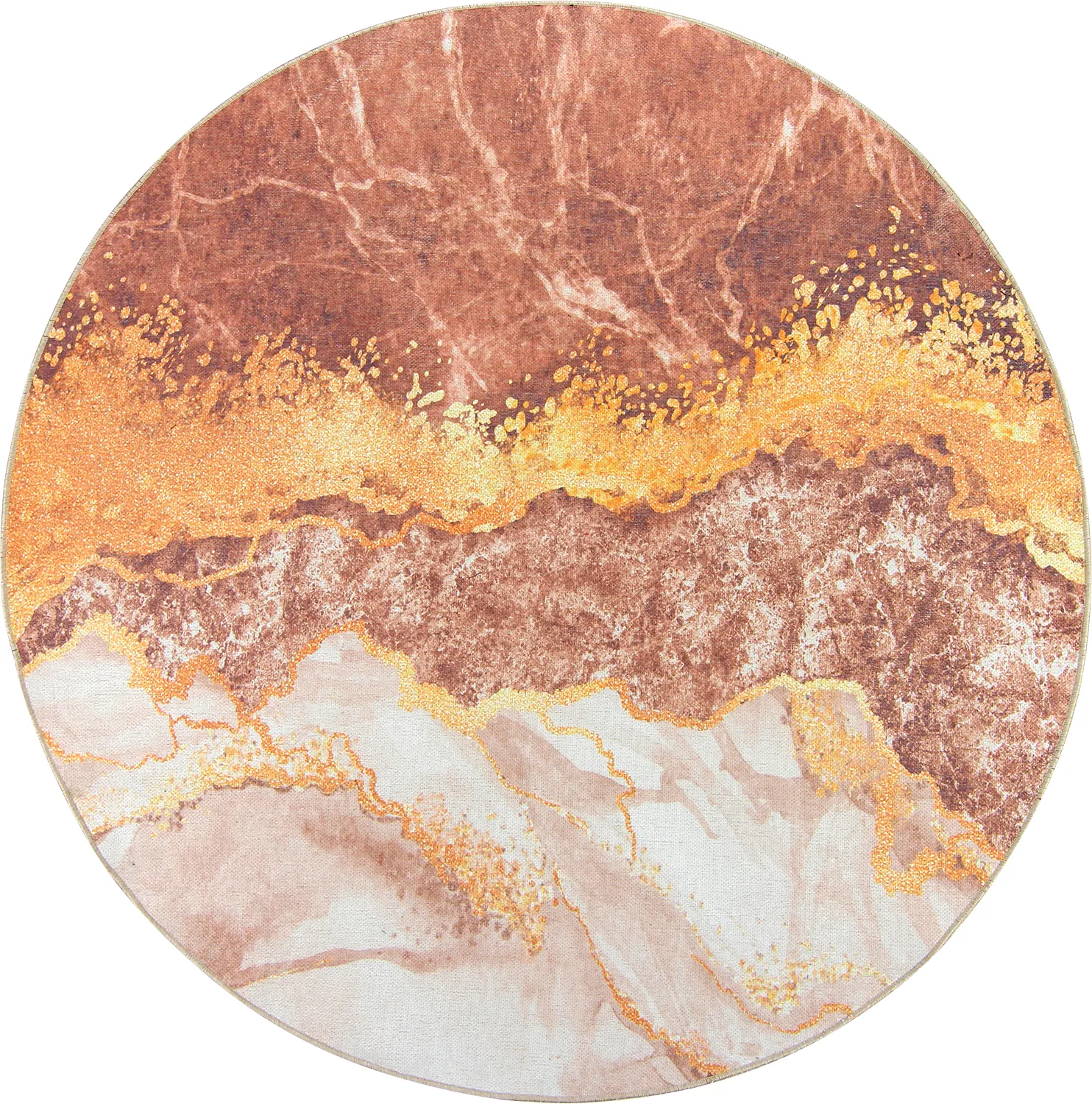 Tapete redondo - Padova (rosa/multi)