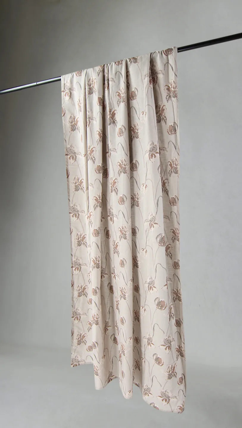 Cortinas - Cortina de algodão Alegria (bege)