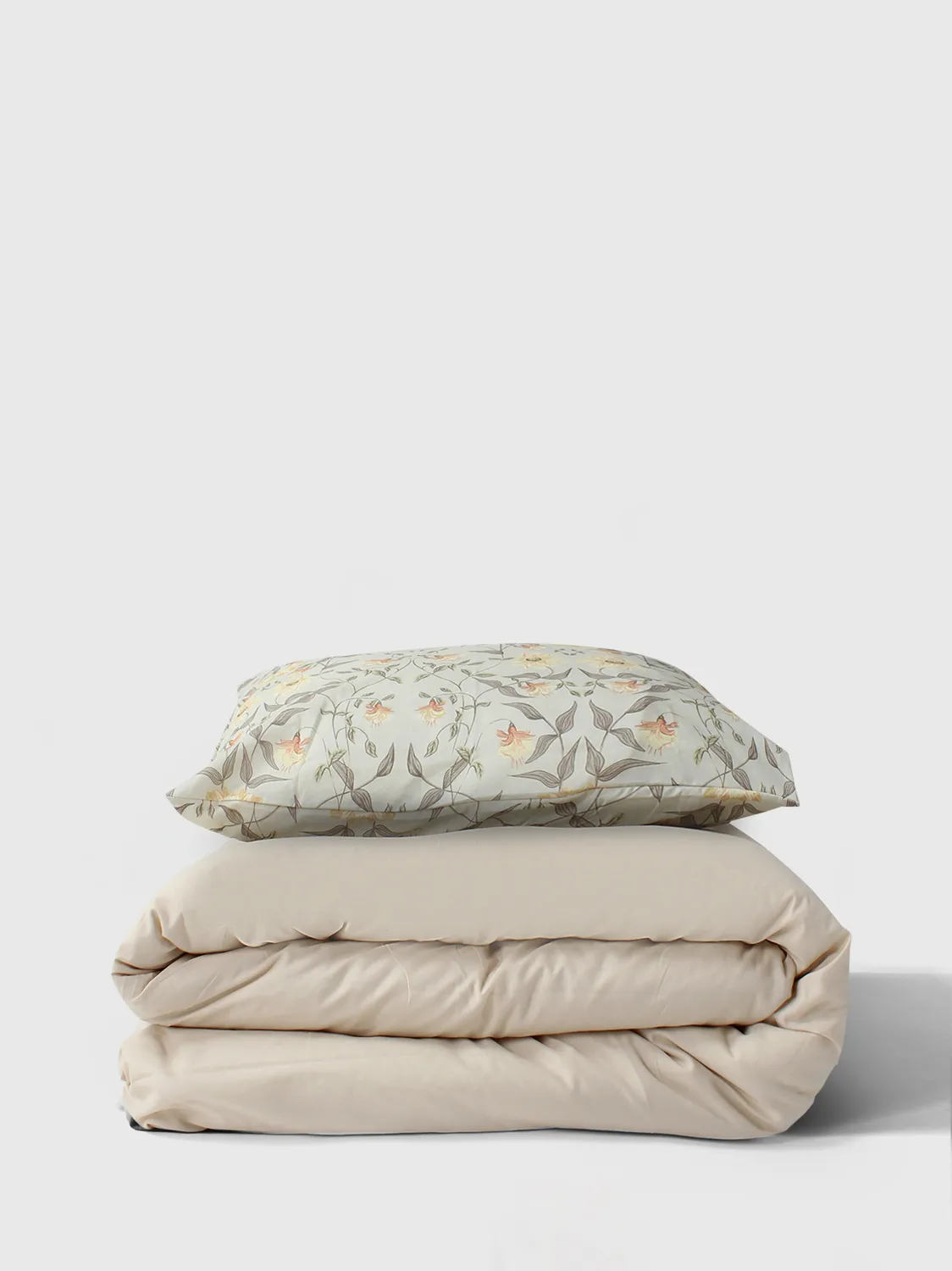 Conjunto de capa de edredão - Bodil (marrom)