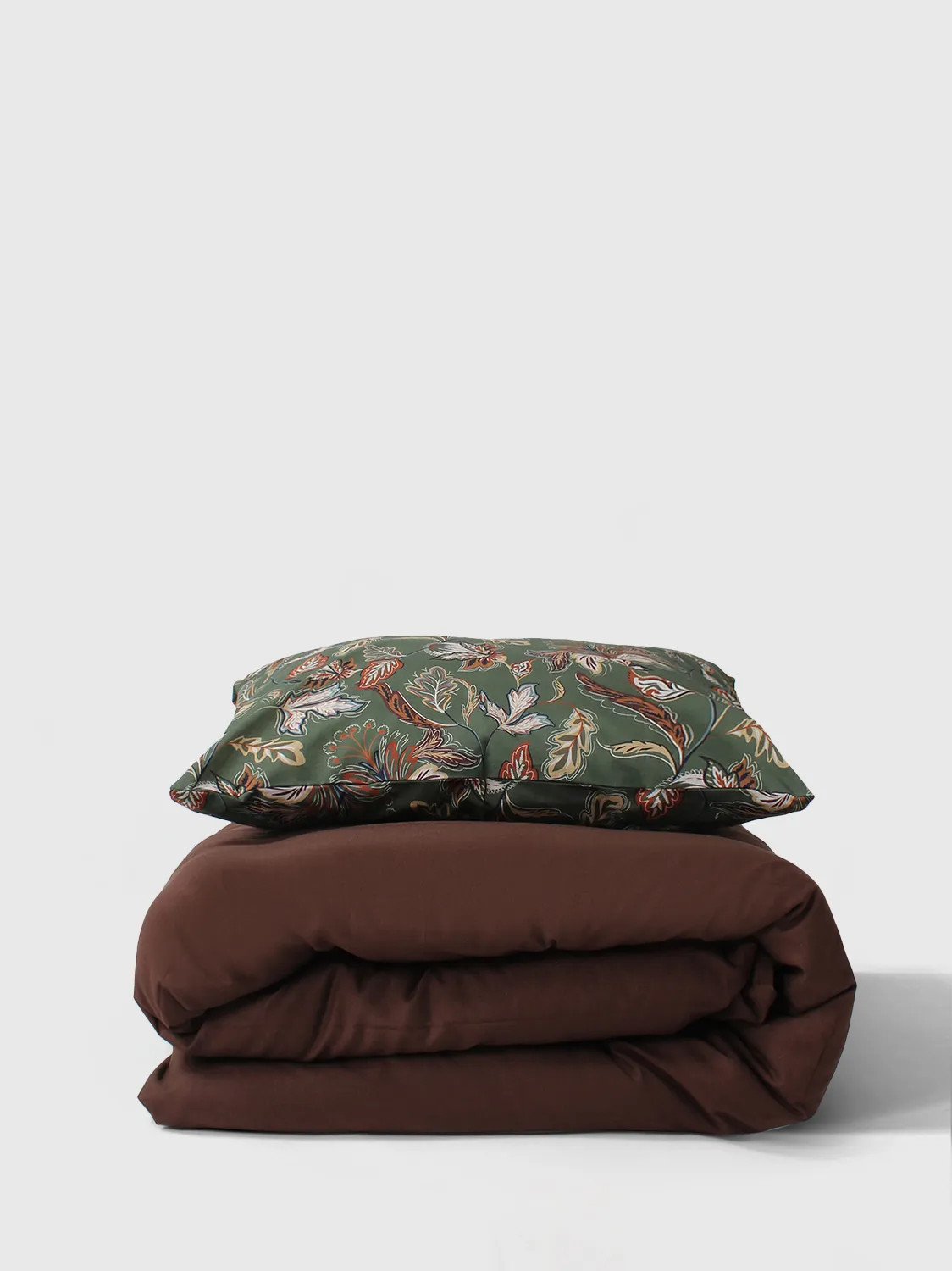 Conjunto de capa de edredão - Dagny (verde)